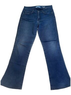 7 For All Mankind The Slim Trouser Jeans Size 30 Dark Wash Designer Denim EUC